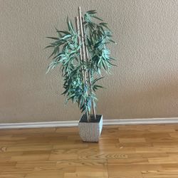 Fake bamboo plant