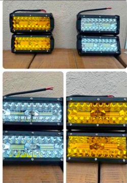 LED Light Pods Work Lights Luces Focos Niebla Neblina Chevy Gmc Ford Toyota Dodge Ram Chevrolet Jeep