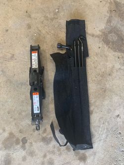 Car Jack and tire iron