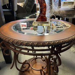 Round End Table Only 
