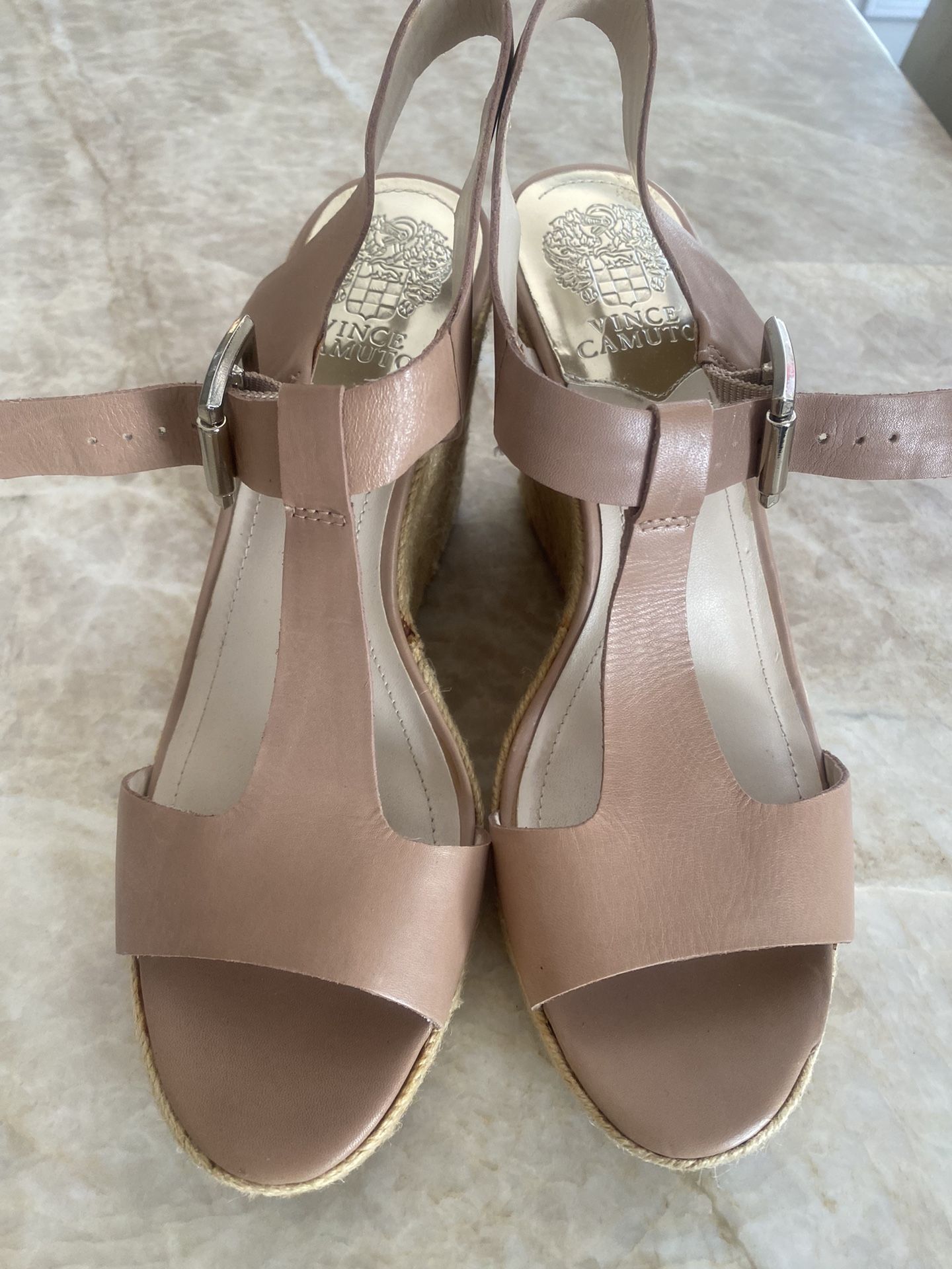 Vince Camuto Wedge Sandals Blush