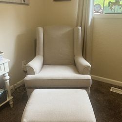 Babies R Us Rock & Swivel Glider& Ottoman