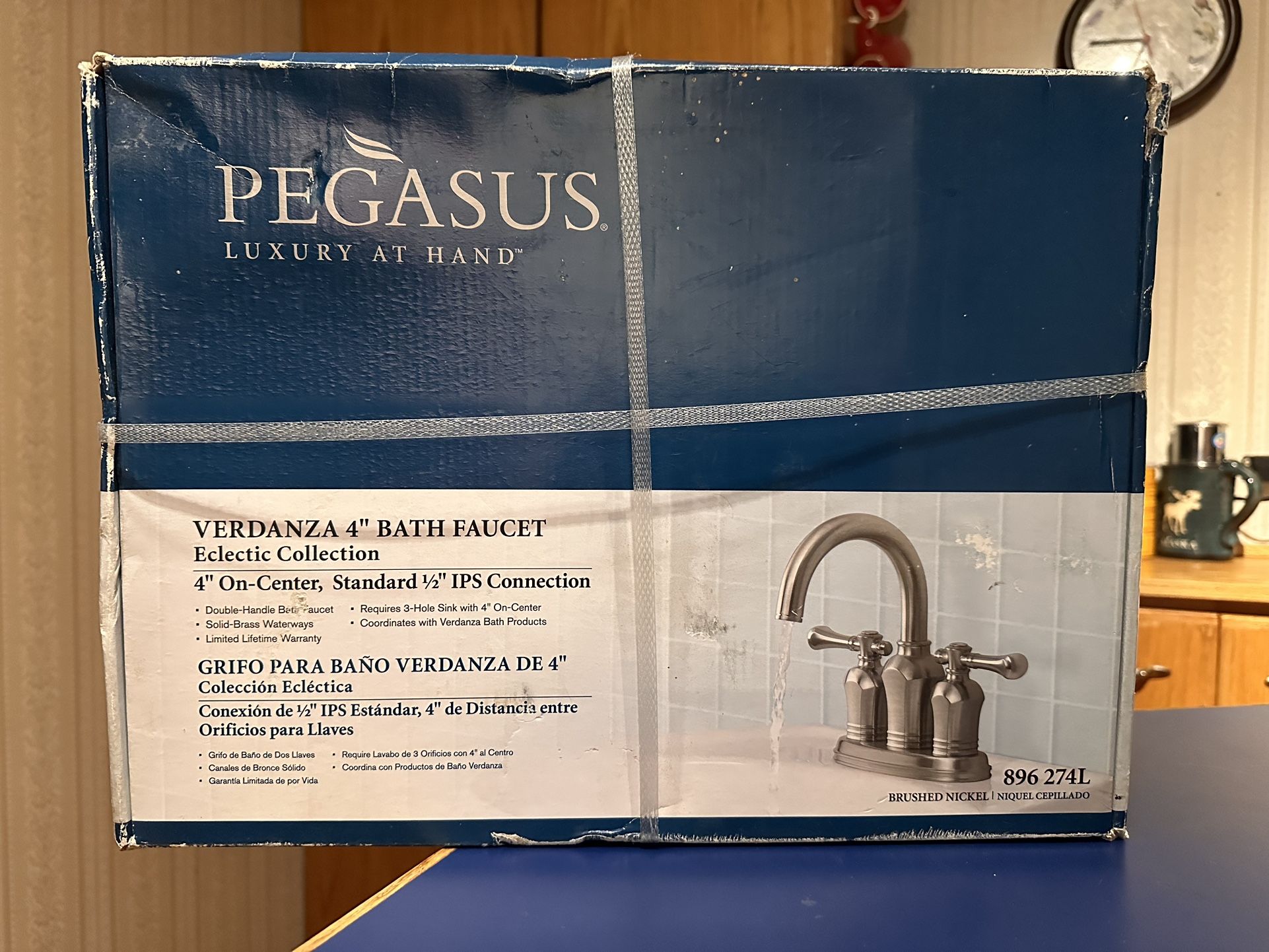 Pegasus Verdanza 4” Bath Faucet