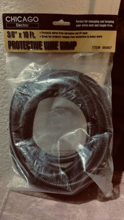 Protective Wire Wrap 3/8” x 10 Ft. 