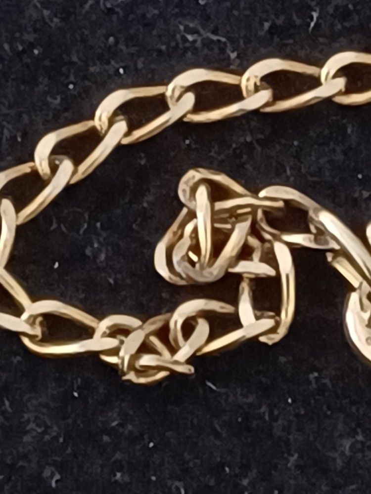 Vtg.Sterling Silver 925- Gold Vermeil Suns& Man Face Necklace