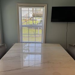 Marble Counter-Height Dining Table