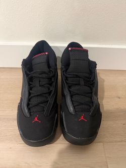 Nike Air Jordan 14 Retro GS Last Shot Black Shoes 312091-010. Youth size 5, women’s size 6.5. Black/varsity red/black color way