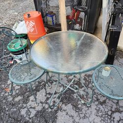 Three piece table set