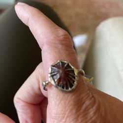 Barnacle sterling silver ring from Hawaii