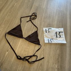 437 Sanders Top NEW (espresso, M)  Bikini Top