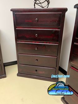 Cherry five drawer dresser new cajonera cómoda chest mueble