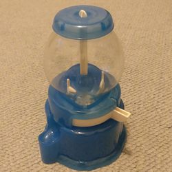 CLASSIC TIM MEE TOYS 32500 BLUE PLASTIC GUMBALL MACHINE COIN BANK 