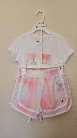 Clothes 2pcs set size 6 champion