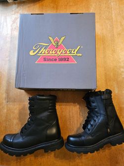 Thorogood 8" Side Zipper Boots (contact info removed) Men's 7.5