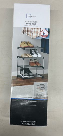 Mainstays 4 Tier Shoe Rack