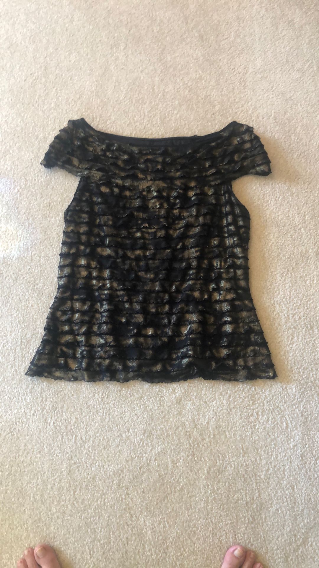 Ladies Ruffle Layered Top