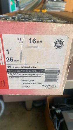 Senco galvanized staples