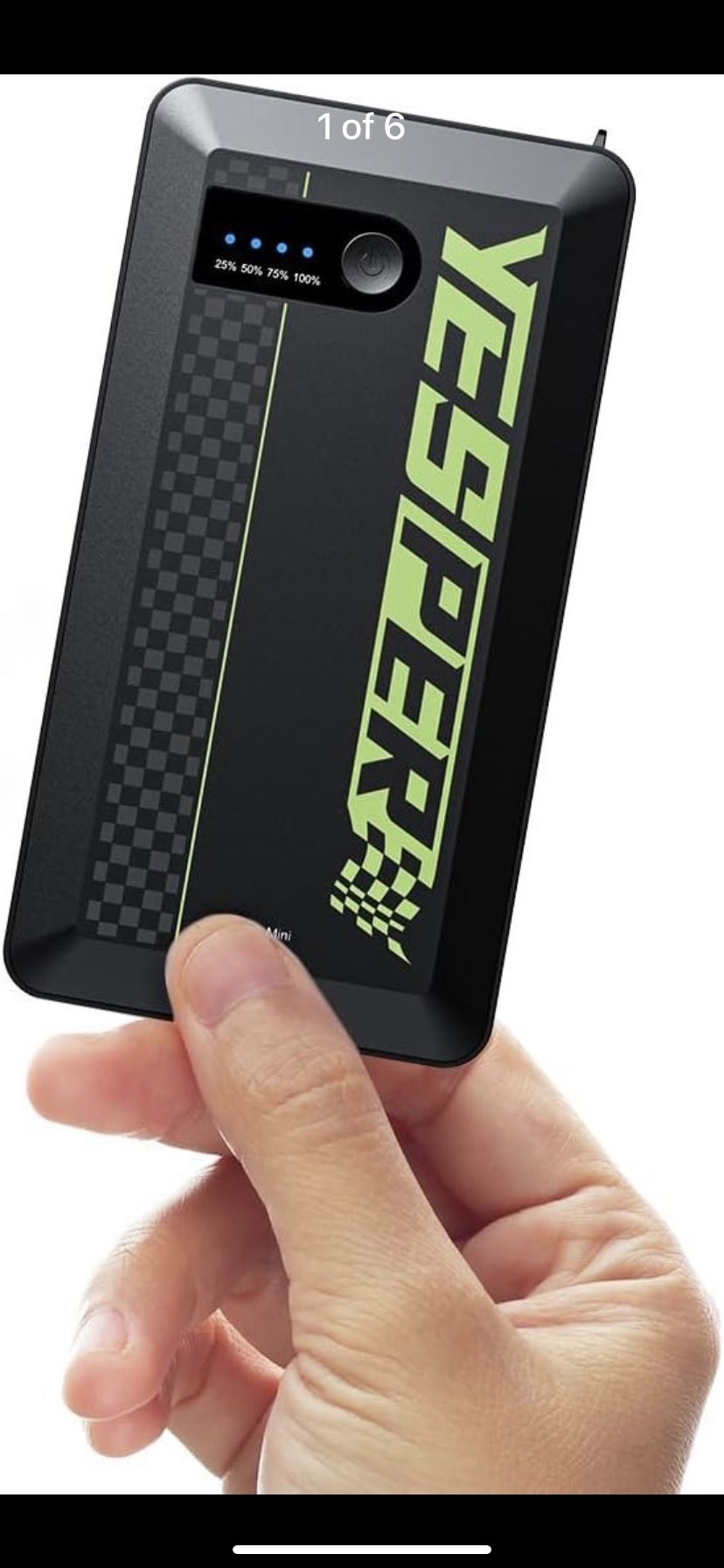 Ultra-Compact & Lightweight Jump Starter 1500 AMPs