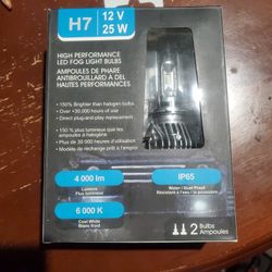 Pilot H7 LED Headlight Bulbs 6000K