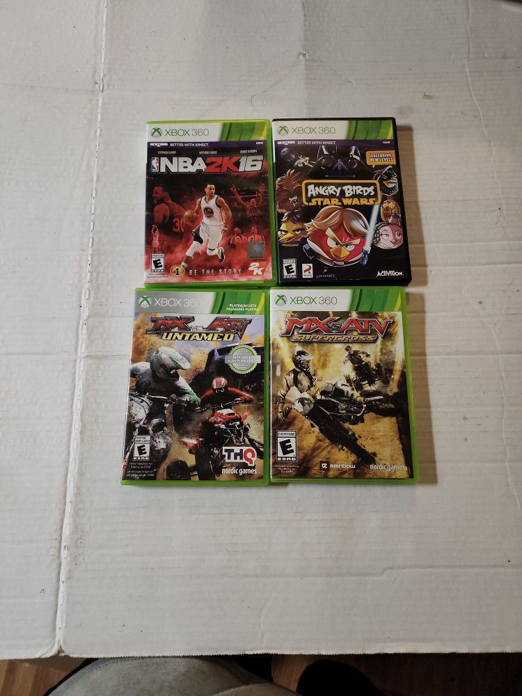 Xbox 360 Video Games 4 Lot Deal