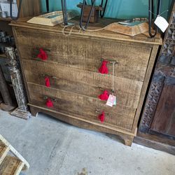 Real Wood Three Drawer Dresser