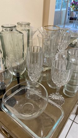 Glasses and bar stand