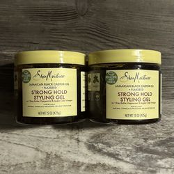 Shea Moisture Jamaican Black Castor Oil + Flaxseed Strong Hold Styling Gel 15 Oz $6 Each