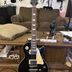 2005 BLACK EPIPHONE LES PAUL STANDARD 