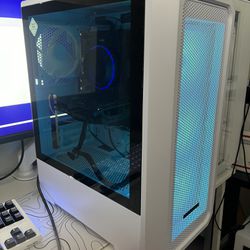 White Gaming Computer Pc Desktop Fresh Build