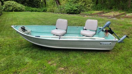 10' Aluminum boat with 36lb thrust Electric Motor
