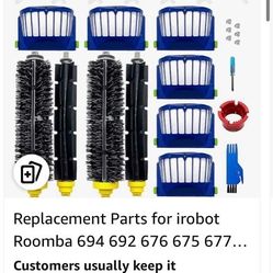iRobot Roomba 675 Replacement Parts, Robot Vacuum Parts Fit for Roomba 690 675 650 605 680 660 595 585 564 552 Robotic Vacuum
