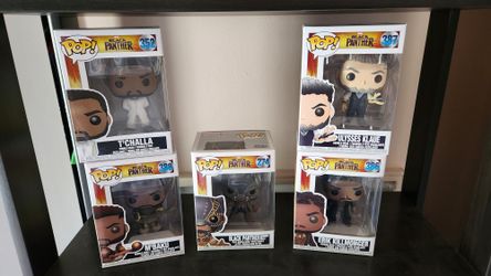 Marvel Funko Pop Black Panther Pops Ulysses Erik Killmonger M Baku T Challa Set Of 5 Total