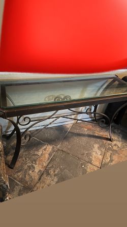 Glass table