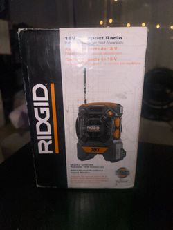 RIDGID 18V Compact Radio