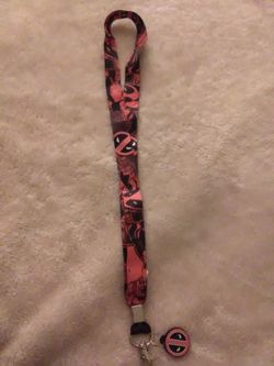 Deadpool lanyard