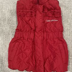 Calvin Klein Toddler Girl 4T Red Vest