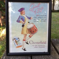 Advertising Memorabilia - Chesterfield Cigarettes Spirit of ‘38