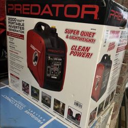 Predator 2000 watts portable generator 