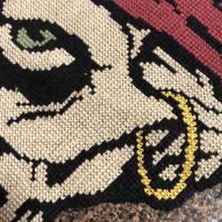 Biker jacket Handembroidered Large Patch 9”x9”