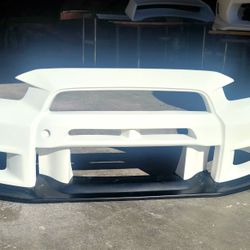 Group A Varis Version 1 Style Bumper With V2 Lip Lancer Evo X