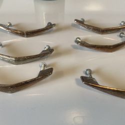 Vintage Mid-Century Boomerang Cabinet Pulls