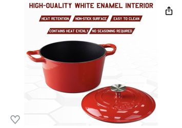 Enamel Cast Iron Dutch Owen