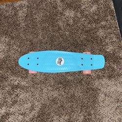 Blue And Pink Penny Board 