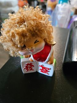 "Lucky fortune" pig figure
