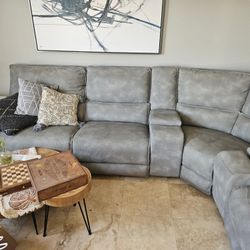 Gray Sectioonal Couch