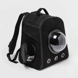 Backpack Cat Carrier - Black - 
