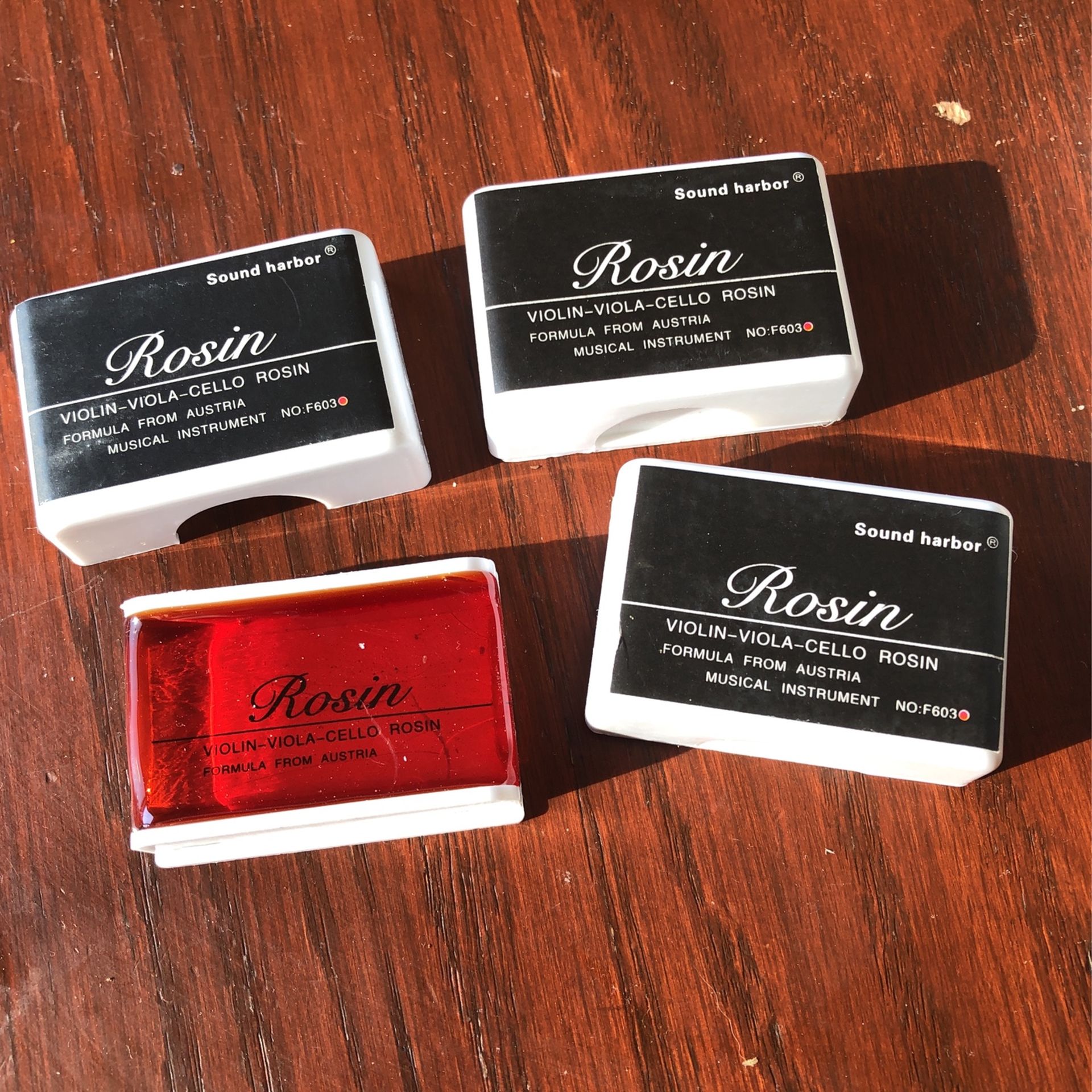 Violin, Viola, And Cello Rosin