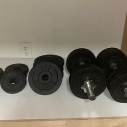 Weights And Adjustable Dumbbells 