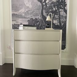 One-of-a-Kind West Elm Serpentine Dresser in Custom Greige