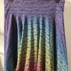 Ween Boognish Rainbow Skirt Size Small Music Festival Fashion
